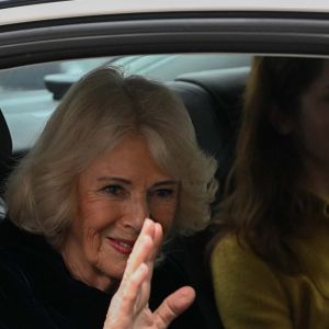 Queen Camilla Ignores Questions at Royal Outing About Ex-Prince Andrew's Arrest