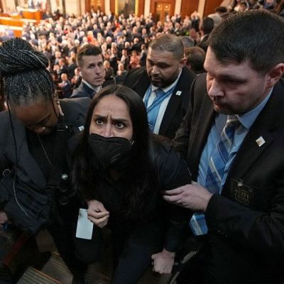 'Squad' member claims State of the Union guest was arrested