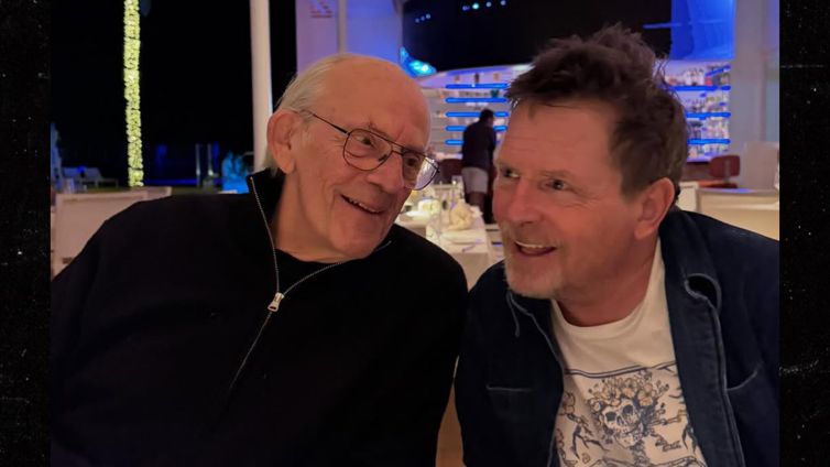 Michael J. Fox Shares 'Back to the Future' Reunion With 'Bestie' Christopher Lloyd