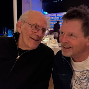 Michael J. Fox Shares 'Back to the Future' Reunion With 'Bestie' Christopher Lloyd
