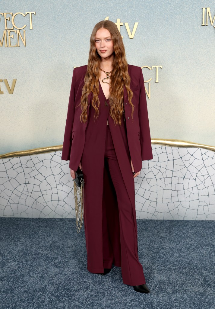 Larsen Thompson attends the "Imperfect Women" premiere