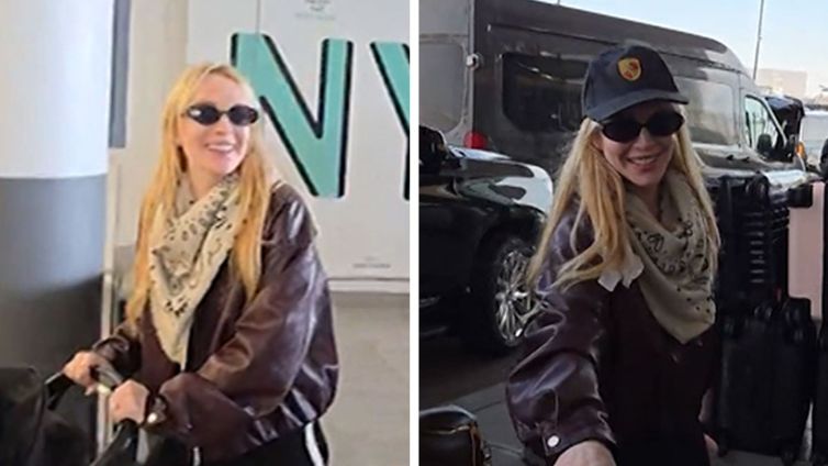 Lindsay Lohan Lands Safely in New York City After Dubai Bombing
