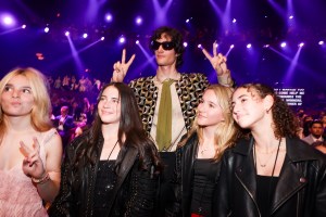 Sombr at the 2026 iHeartRadio Music Awards held at Dolby Theatre on March 26, 2026 in Los Angeles, California.