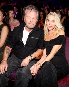 John Mellencamp and Kristin Kehrberg at the 2026 iHeartRadio Music Awards held at Dolby Theatre on March 26, 2026 in Los Angeles, California.