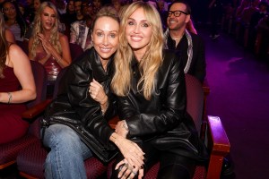 Tish Cyrus and Miley Cyrus at the 2026 iHeartRadio Music Awards held at Dolby Theatre on March 26, 2026 in Los Angeles, California.