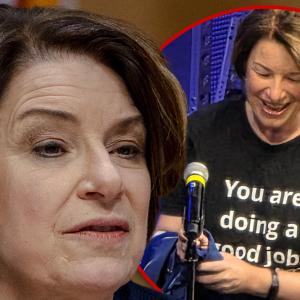 Senator Amy Klobuchar Wears 'Good Job' T-Shirt Amid Government Shutdown
