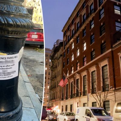 Exclusive | School pick-up scandal as poster campaign reveals alleged affair between staffers at ritzy Spence