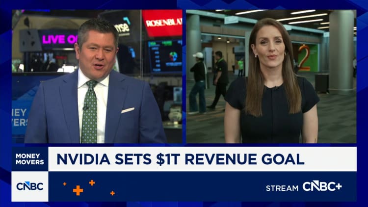 Nvidia sets $1 trillion revenue goal