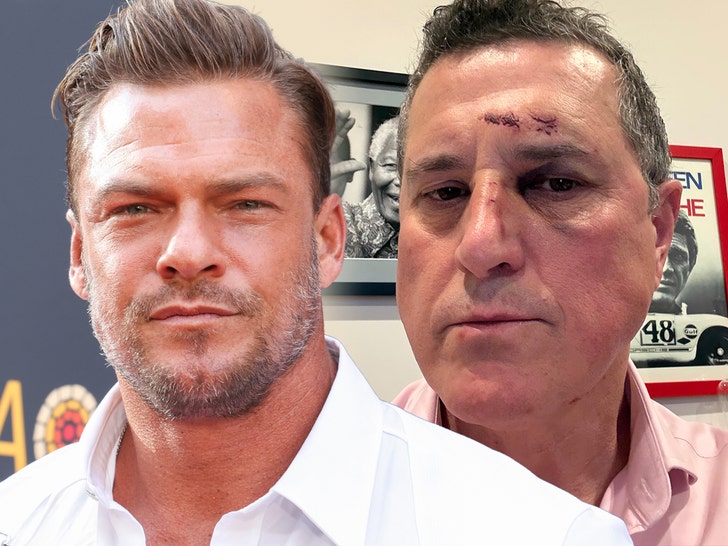 Alan Ritchson and ronnie taylor tmz getty 1