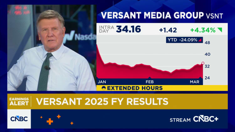 Versant debut earnings report shows continued pay TV pressure, digital growth