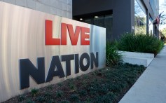 BEVERLY HILLS, CALIFORNIA - MARCH 09: The Live Nation logo is displayed at a Live Nation corporate office on March 9, 2026 in Beverly Hills, California. Live Nation has reportedly reached a tentative settlement with the Department of Justice that would require Live Nation, the owner of Ticketmaster, to pay around $200 million in damages. (Photo by Mario Tama/Getty Images)