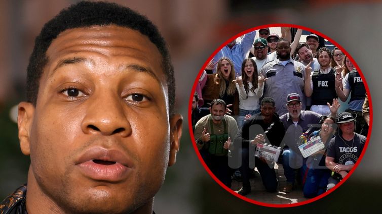 Jonathan Majors Says He's Fine After Falling Through Window on Set
