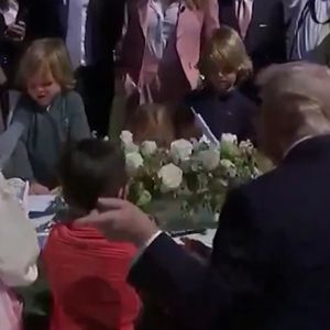 Trump Signs Autographs for Kids at White House Easter Egg Roll, Rambles About Biden