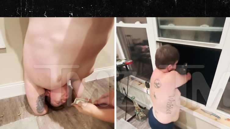 Quadruple Amputee Murder Suspect Snorts Substance, Fires Gun, on Video