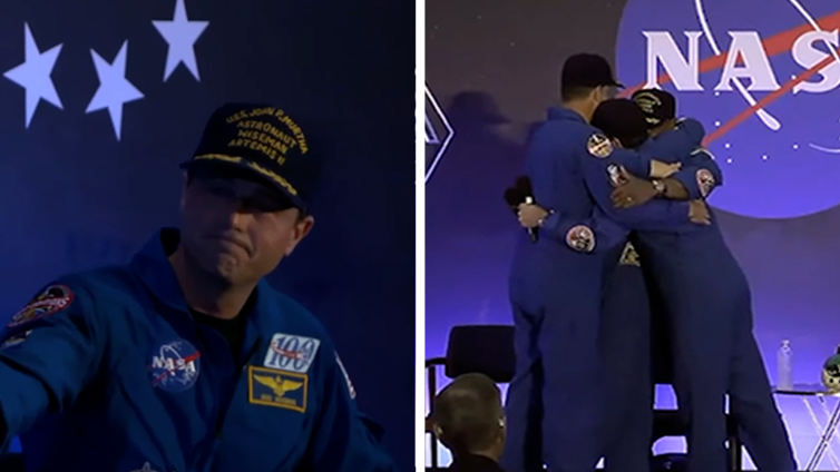 Artemis II Commander Reid Wiseman Gets Emotional During Post-Flight Press Conference