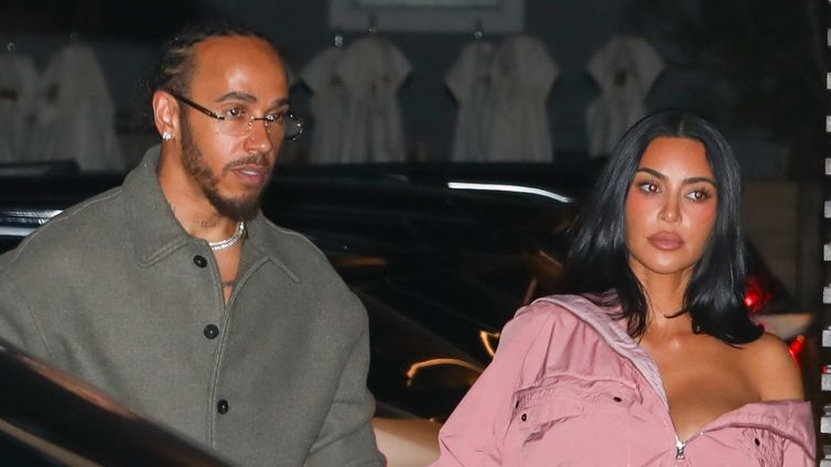 Kim Kardashian, Lewis Hamilton Step Out for Romantic Nobu Date Night