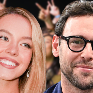 Sydney Sweeney Sits on Scooter Braun's Shoulders During Stagecoach