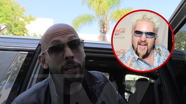 Andrew Tate Rips Into Guy Fieri Over UFC Meetup, Hurls Racial Slur