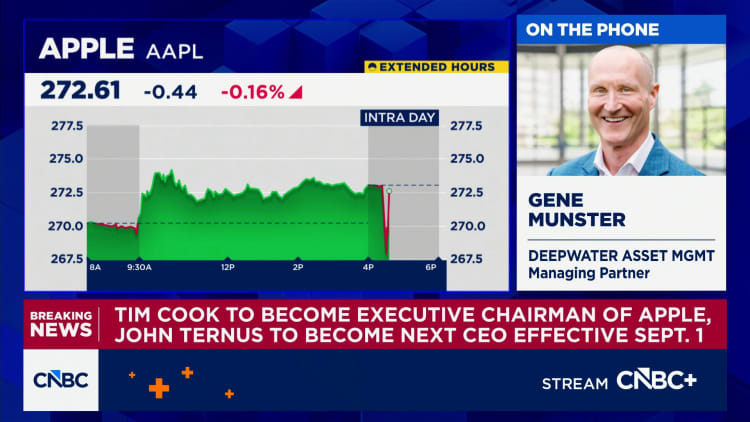 Apple CEO Tim Cook leaving position 'sooner than expected', says Deepwater's Gene Munster