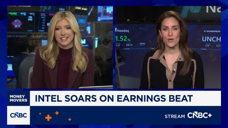 Intel soars on blowout Q1, guidance: AI boom fuels chipmaker's results