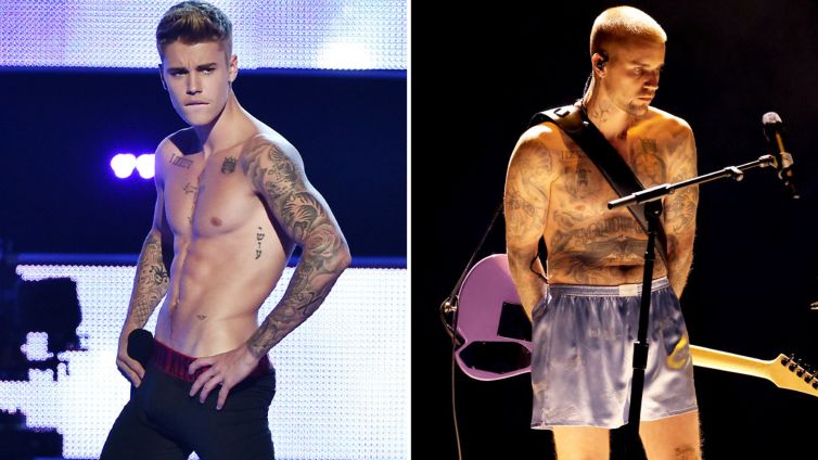 Justin Bieber Undies On Stage -- Good Genes or Good Docs?!
