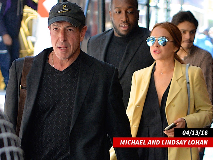 Michael and Lindsay Lohan getty 1