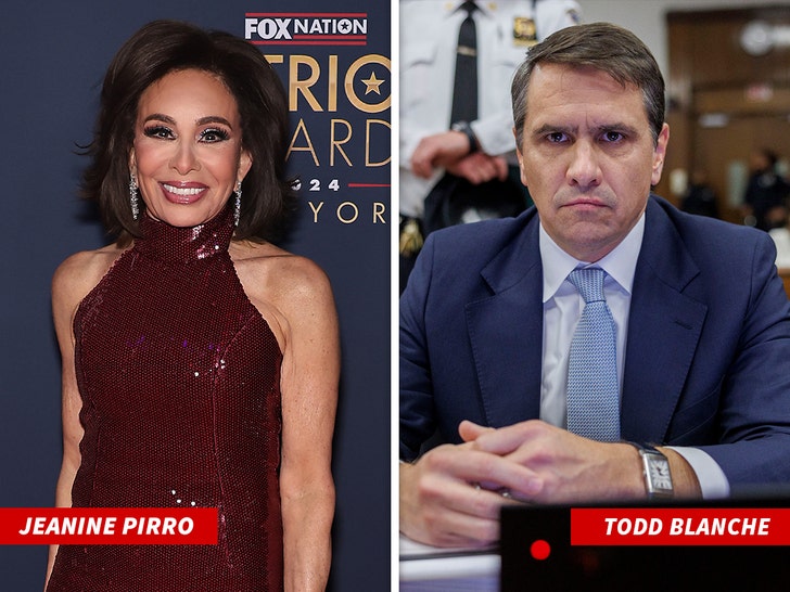 Jeanine Pirro and Todd Blanche Getty 1