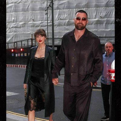 Taylor Swift Wears Lacy Dress for London Date Night with Travis Kelce