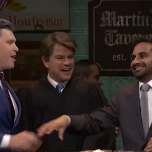 ‘Saturday Night Live’ Drunk Kash Patel Returns, with Matt Damon as Brett Kavanaugh