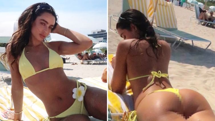 Sommer Ray Is the Ultimate Summer Bae in a Yellow Thong Bikini
