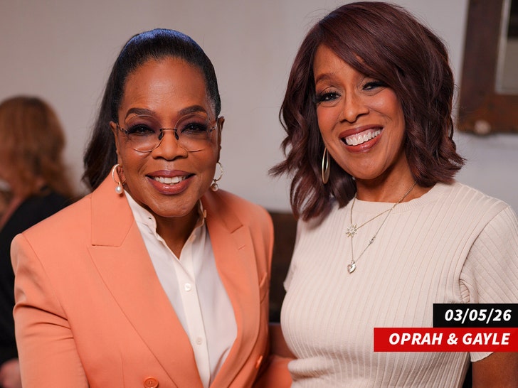 Oprah Winfrey and gayle king getty