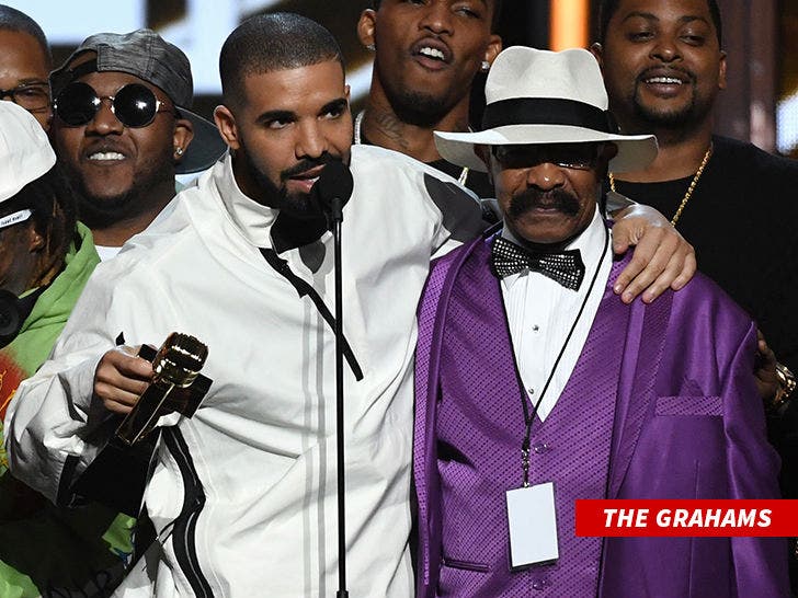 Drake's Dad I 'Love' LaVar Ball 'Cause He Refuses to :: 0223-drake-dennis-graham-dad-father-billboard-awards-getty-4