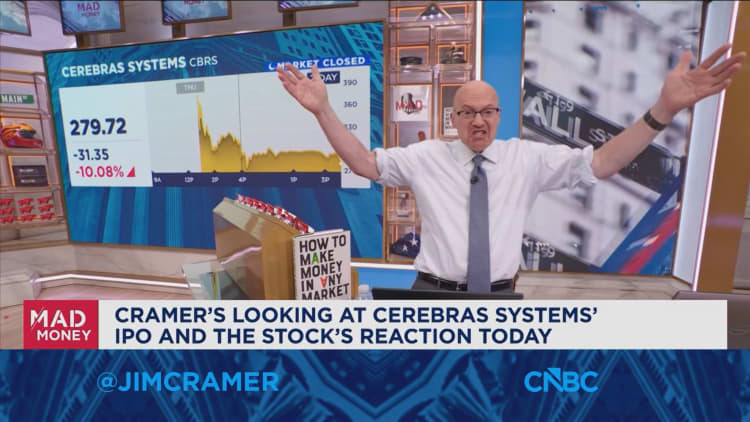 Everything about the Cerebras spike yesterday was wrong, says Jim Cramer