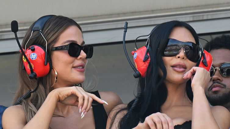 Kim Kardashian, Khloé Go Trackside for Lewis Hamilton at Monaco Grand Prix