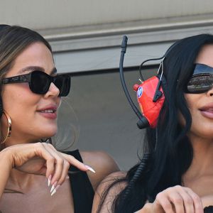 Kim Kardashian, Khloé Go Trackside for Lewis Hamilton at Monaco Grand Prix