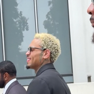 Chris Brown All Smiles Arriving at Court to Fight Ex-Housekeeper's $90 Mil Lawsuit
