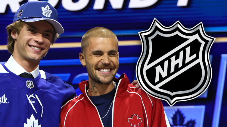 Justin Bieber Makes Surprise Appearance at NHL Draft to Announce First Pick