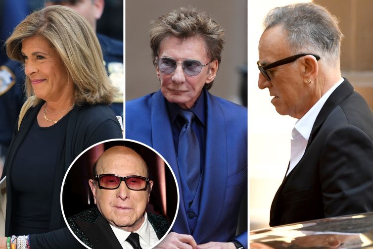 Inside Clive Davis’ funeral: Hoda Kotb, Bruce Springsteen, Barry Manilow and more pay their respects