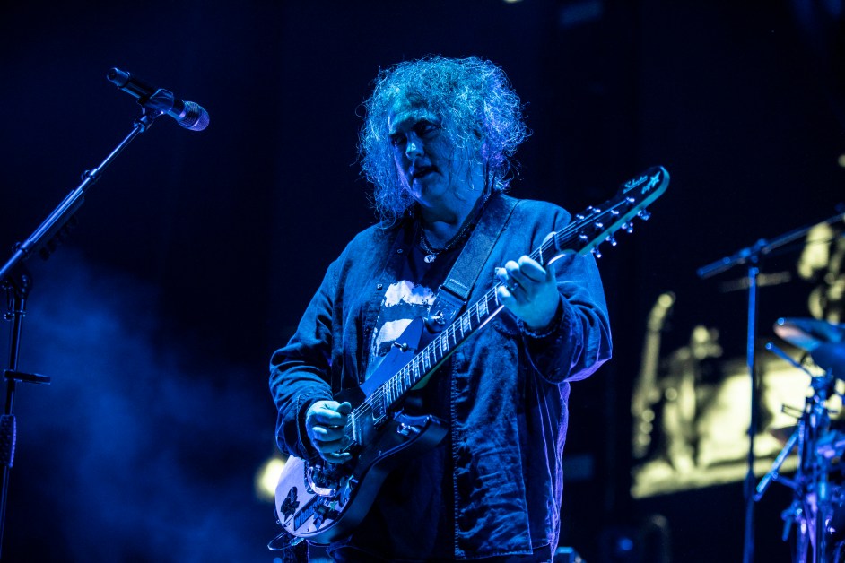 Robert Smith of The Cure performs at North Island Credit Union Amphitheatre on May 20, 2023 in Chula Vista, California.