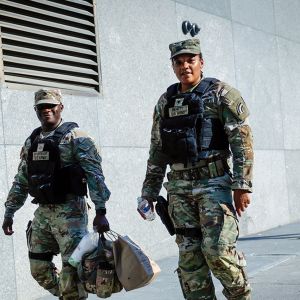 U.S. Army Outside Madison Square Garden Ahead of Taylor Swift, Travis Kelce Wedding