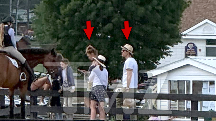 Blake Lively and Ryan Reynolds Horsin' Around In Upstate NY During Taylor Swift's Wedding