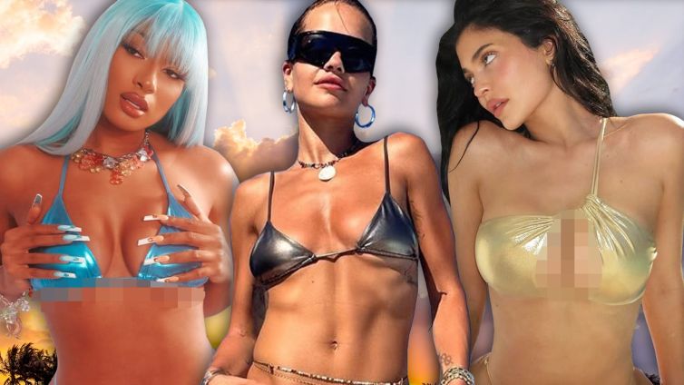 Metallic Bikinis For The Win, Shiny Swimwear to Catch Your Eye