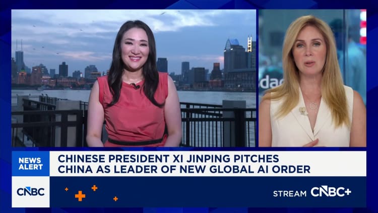 Chinese President Xi Jinping pitches China as leader of new global AI order