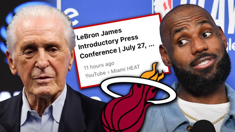 Miami Heat Posts 'LeBron James Introductory Press Conference' Link, Team Claims Mistake