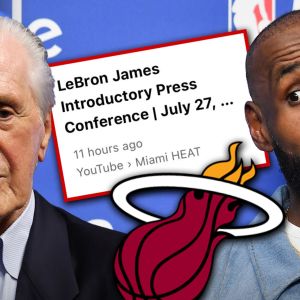 Miami Heat Posts 'LeBron James Introductory Press Conference' Link, Team Claims Mistake