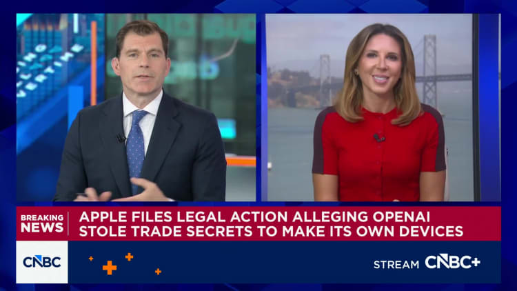 Apple suing OpenAI over alleged trade secret theft