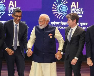 Macron and Modi turn on personal charm offensives as France and India race to secure AI investment