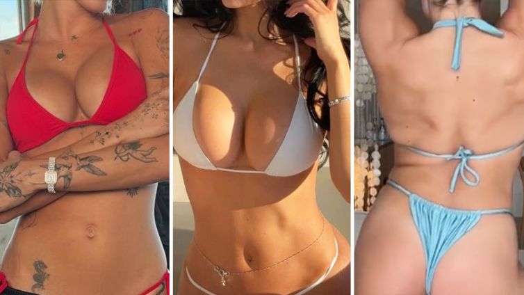 Red, White & Blue Bikinis Guess Who -- May The 4th of July Be With You!