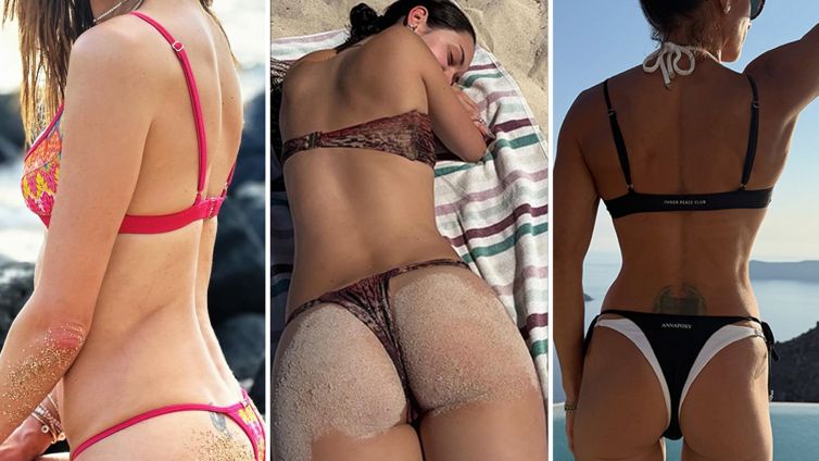 Summer Bums Soaking the Sun With Sandy Cheeks