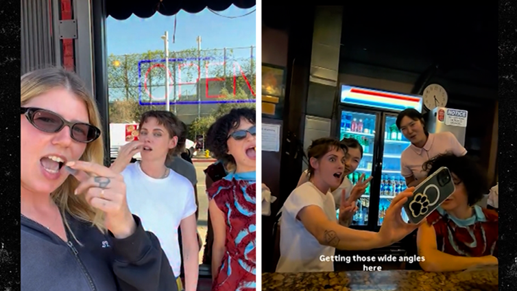 Kristen Stewart Gets High for Korean BBQ With Viral Foodie